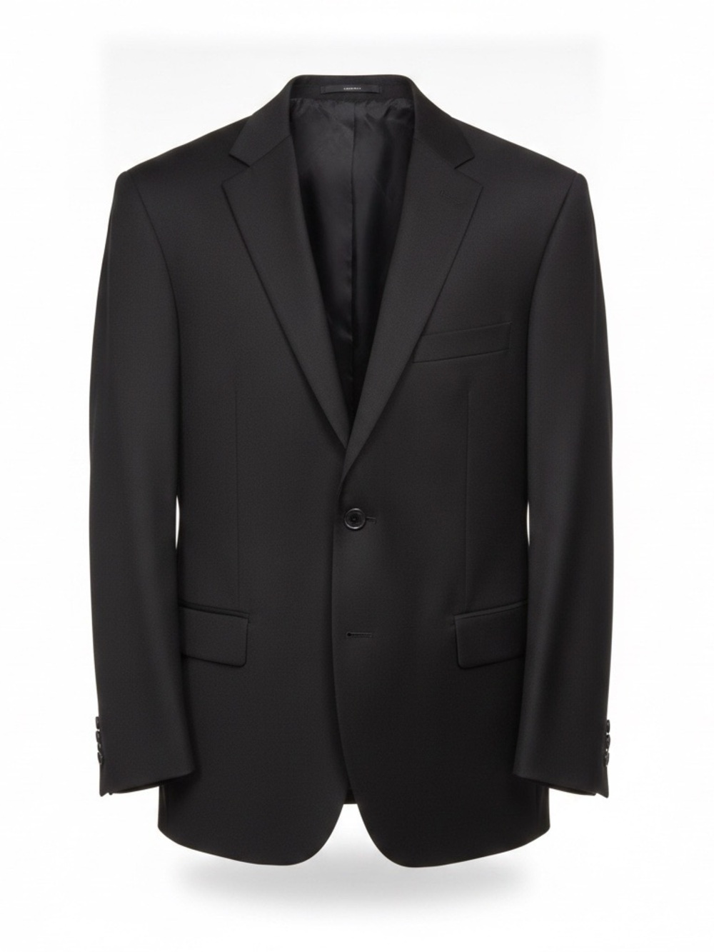 Classic Black Men's Single-Breasted Blazer 46R/38